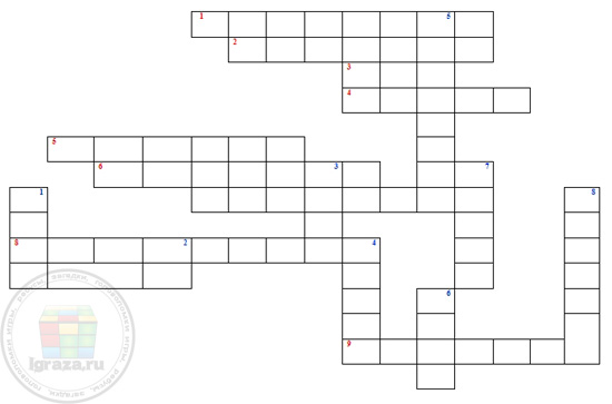 Crossword on the surrounding world "Plants and animal swamps"