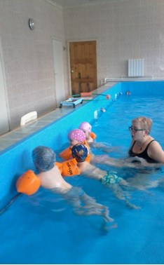 Clase de natación