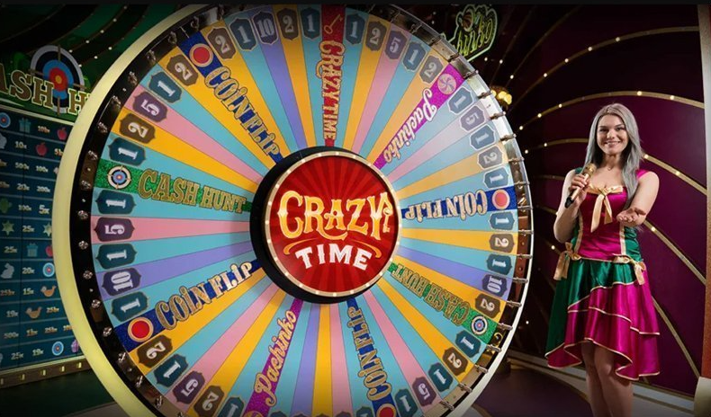 Crazy Time es un emocionante programa de ranura de Evolution Gaming donde