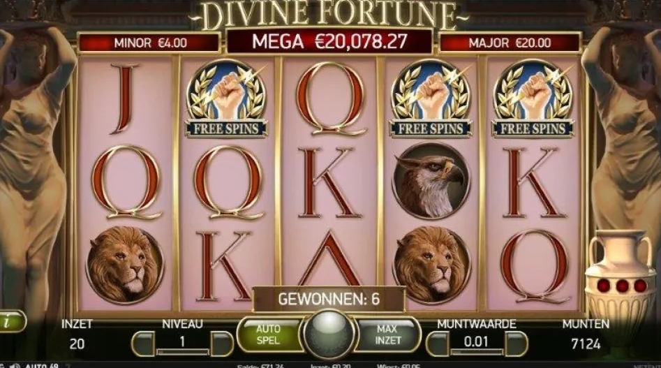Mitos de revisión de la Ranura de la Fortuna Divina, Jackpots