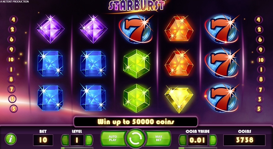 Starburst Ranura Revisión Una Ranura Atmósfera
